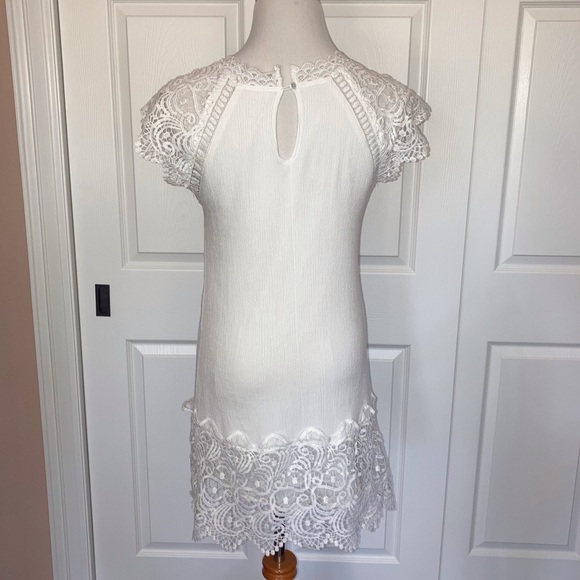 Alter’d State Dress White Lace Short Dress M - Picture 2 of 4